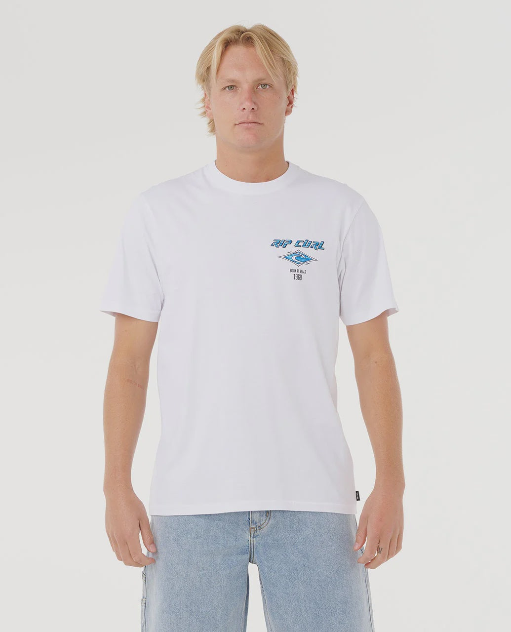 RIPCURL FADE OUT ICON MENS TEE