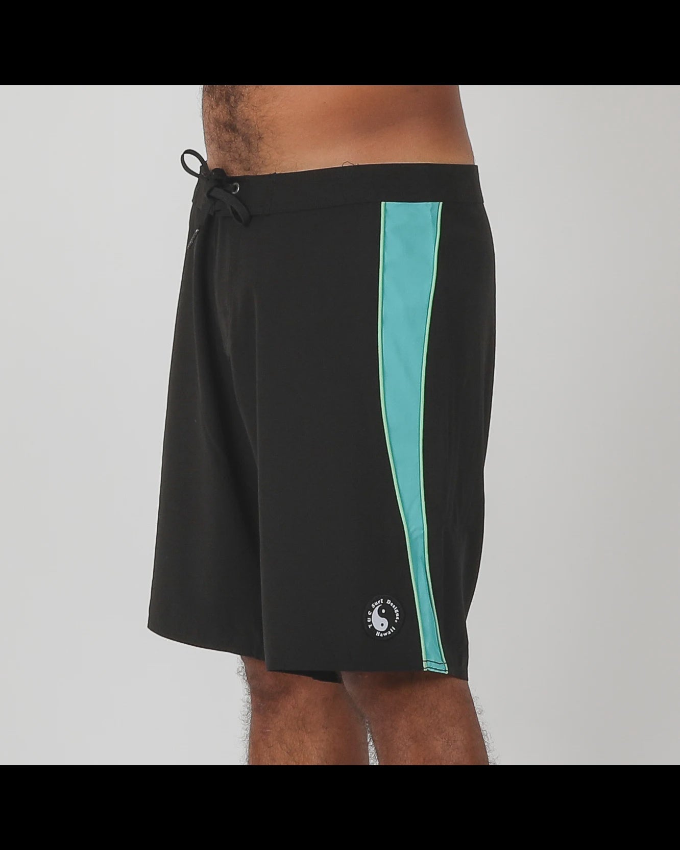 T&C LAYBACK TRUNK - BLACK/GREEN - ON SALE $50