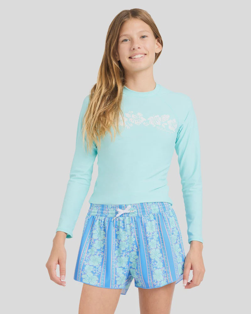 BILLABONG HAPPY HIBISCUS SWIM VOLLEY BOARDSHORTS - MULTI