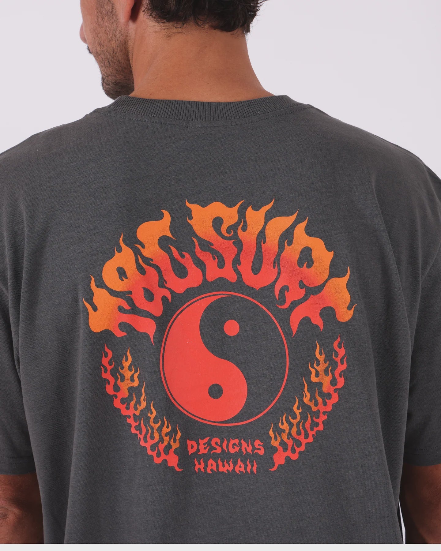 T&C HENDRIX TEE - VINTAGE CHARCOAL
