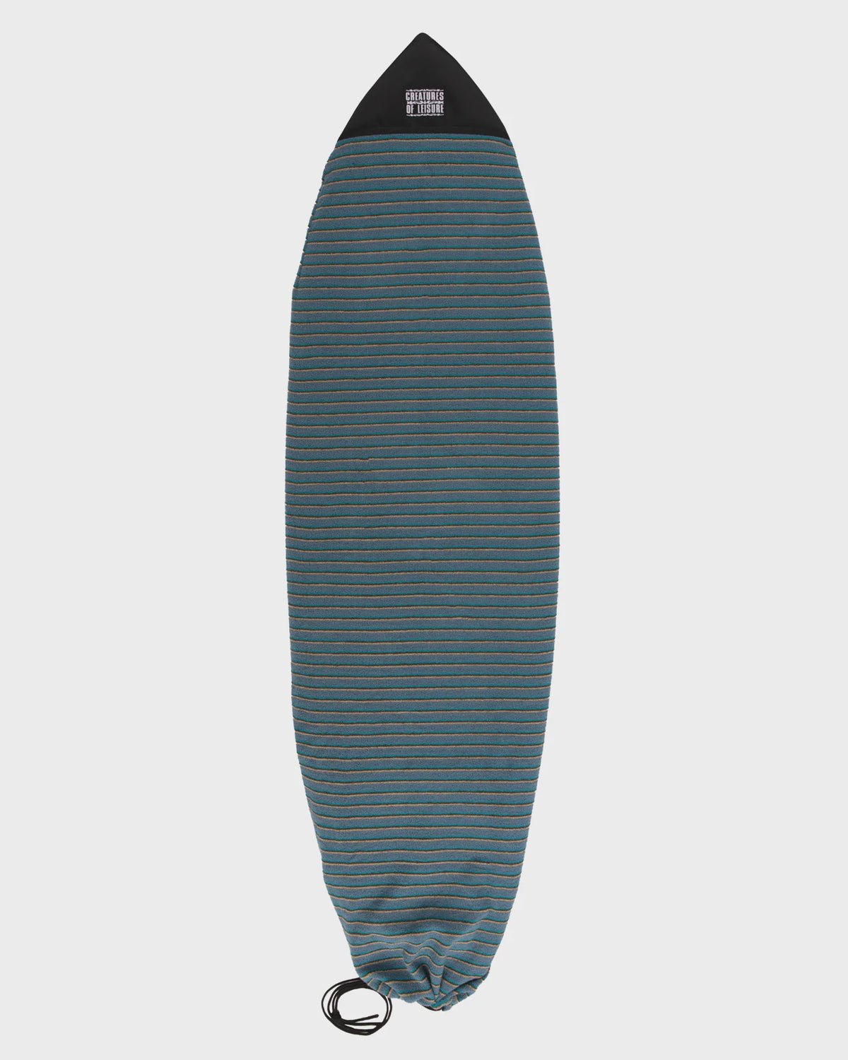 CREATURES FISH RELIANCE BOARD SOCK - SLATE STRIPE