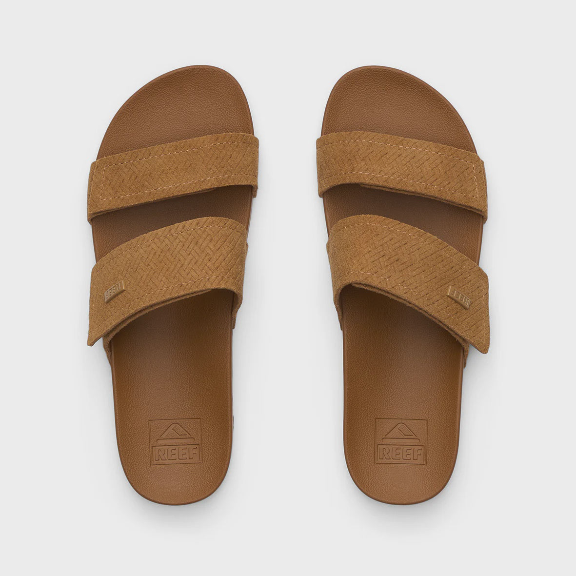 REEF WOMENS VELCRO VISTA SANDALS - TOBACCO