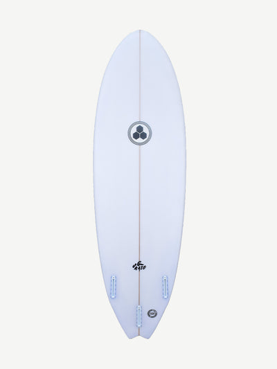 CHANNEL ISLANDS G-SKATE SURFBOARD - CLEAR GLASS