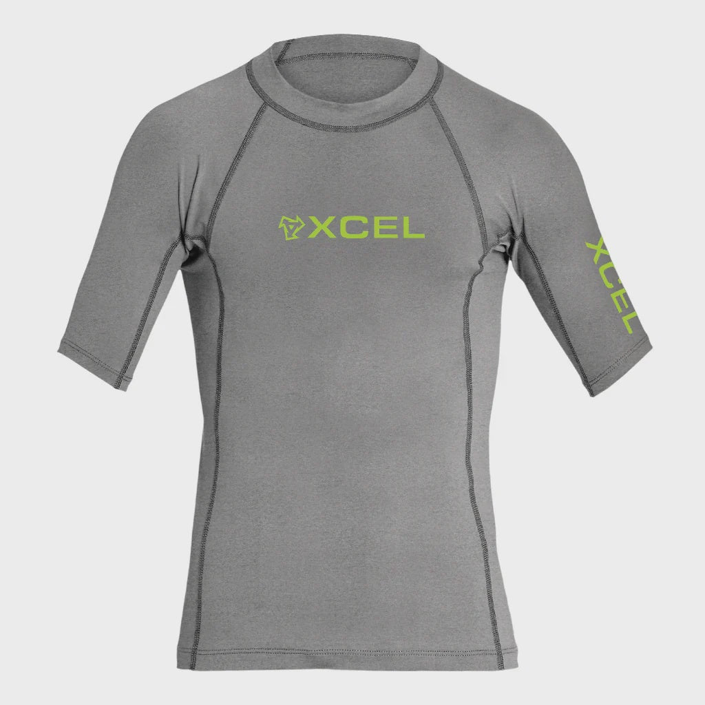 XCEL YOUTH PREMIUM STRETCH SOLID S/S RASH TEE