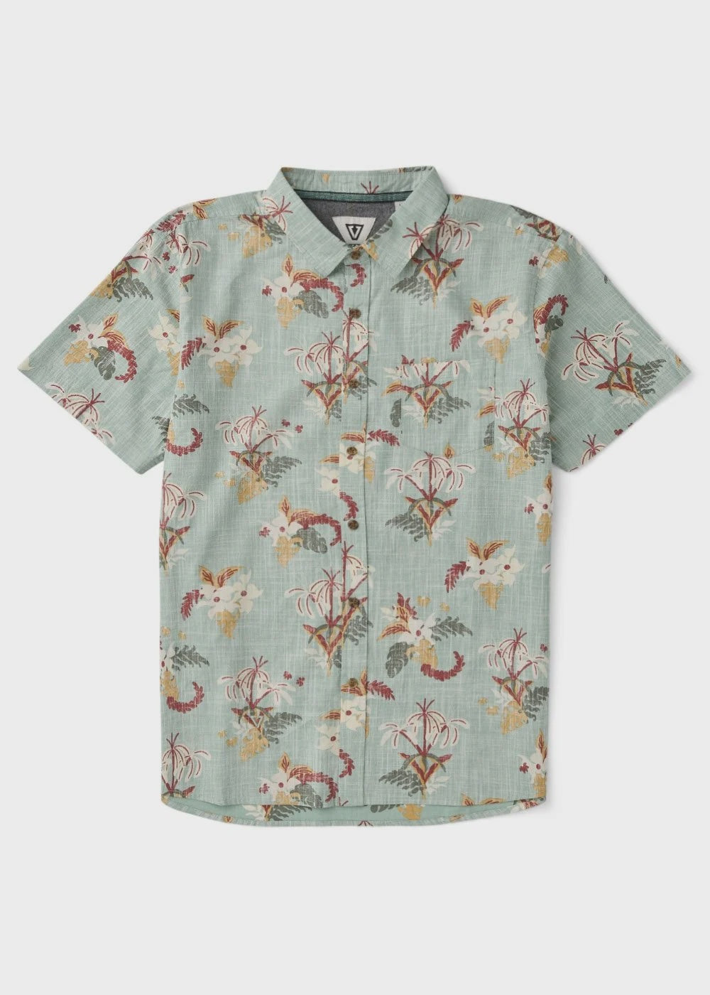 VISSLA SUBTROPIC ECO SHORT SLEEVE - ALOE