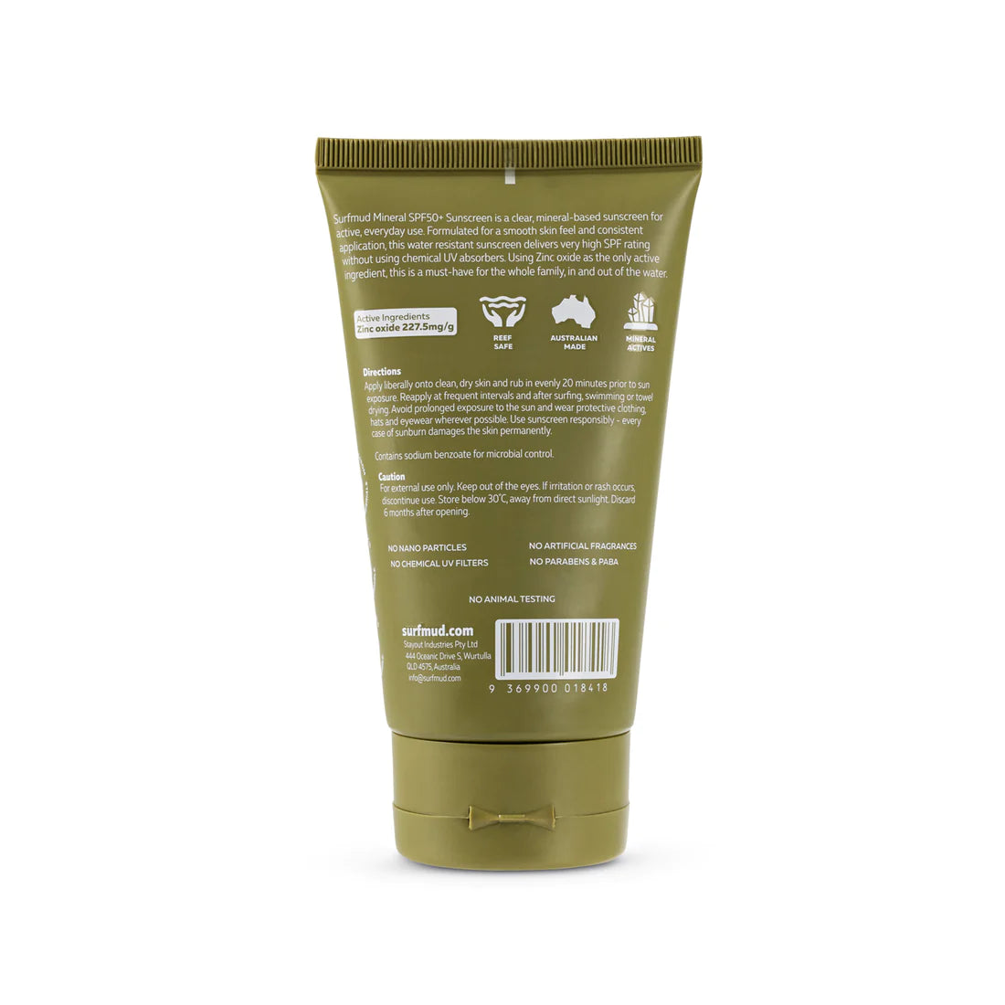 SURFMUD: Mineral Sunscreen SPF50+ 125g