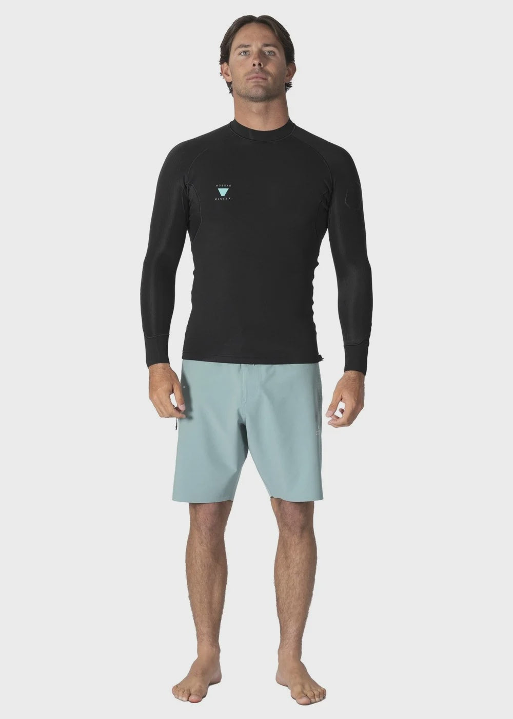 VISSLA HIGH SEAS 2.0 JACKET LONG SLEEVE 1MM - BLACK