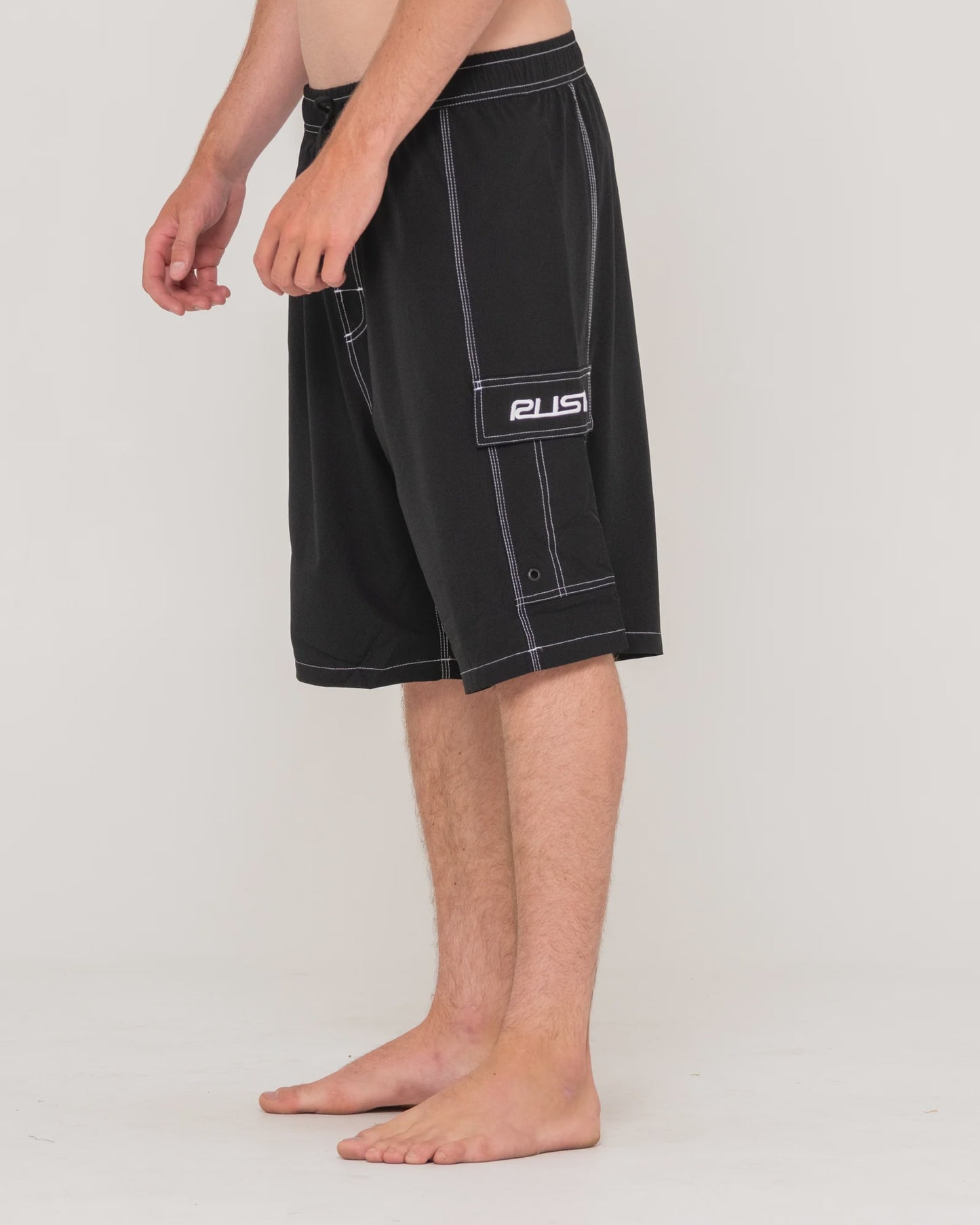 RUSTY PICK POCKET 22" ELASTIC WAIST BOARDSHORT