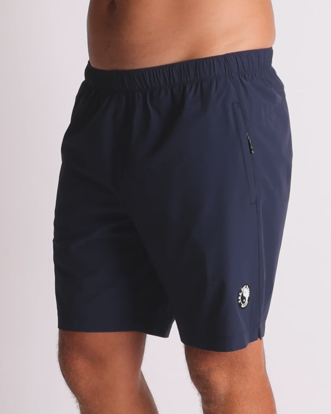 T&C SKYLINE ELASTIC SHORT - NAVY