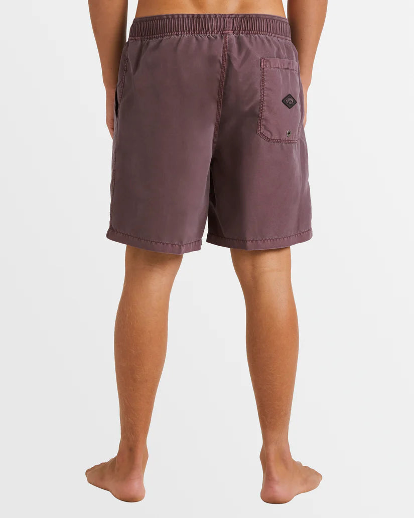 ALL DAY OVERDYE LAYBACK BOARDSHORTS - ASH PURPLE