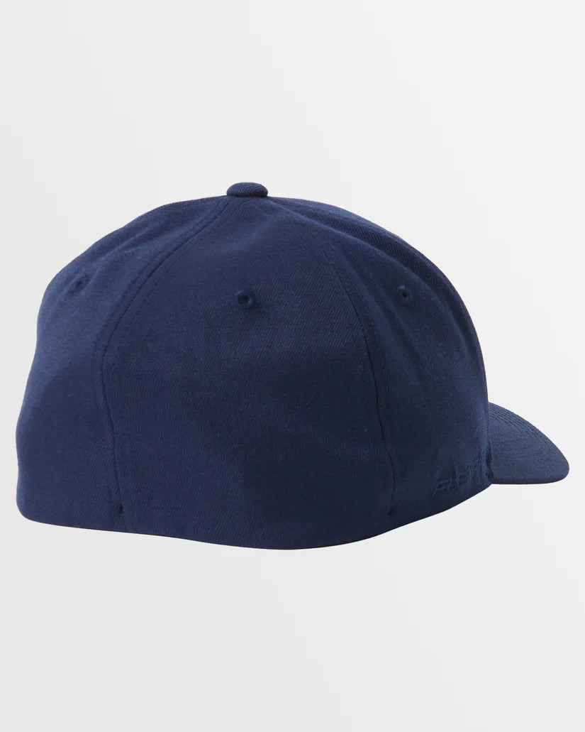 QUIKSILVER MOUNTAIN & WAVE FLEXIFIT CAP - NAVY