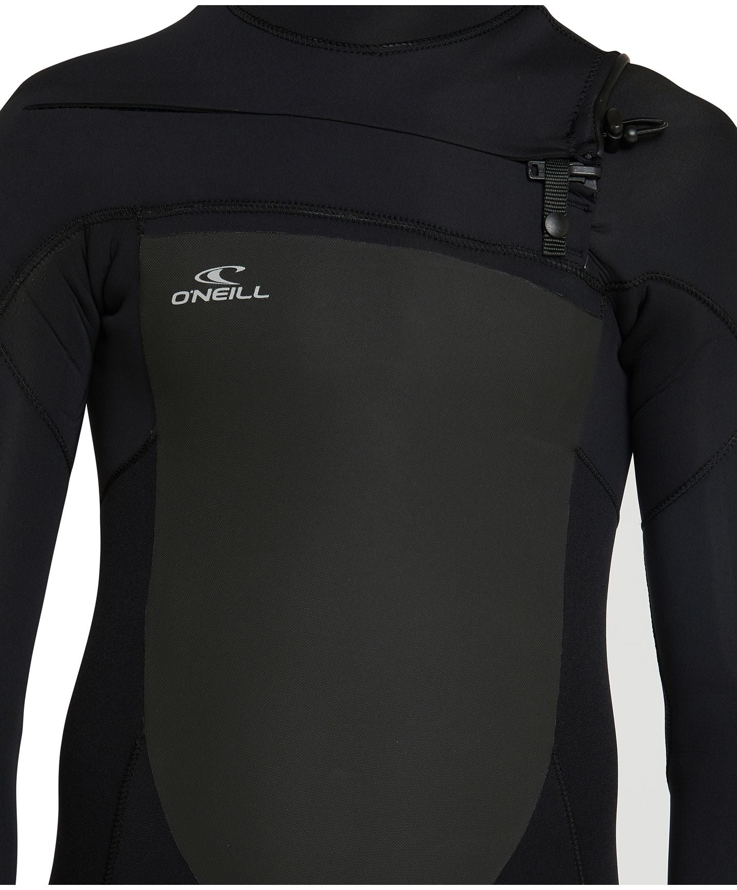 O'NEIL Kid's Focus 3/2mm Steamer Chest Zip Wetsuit - Black
