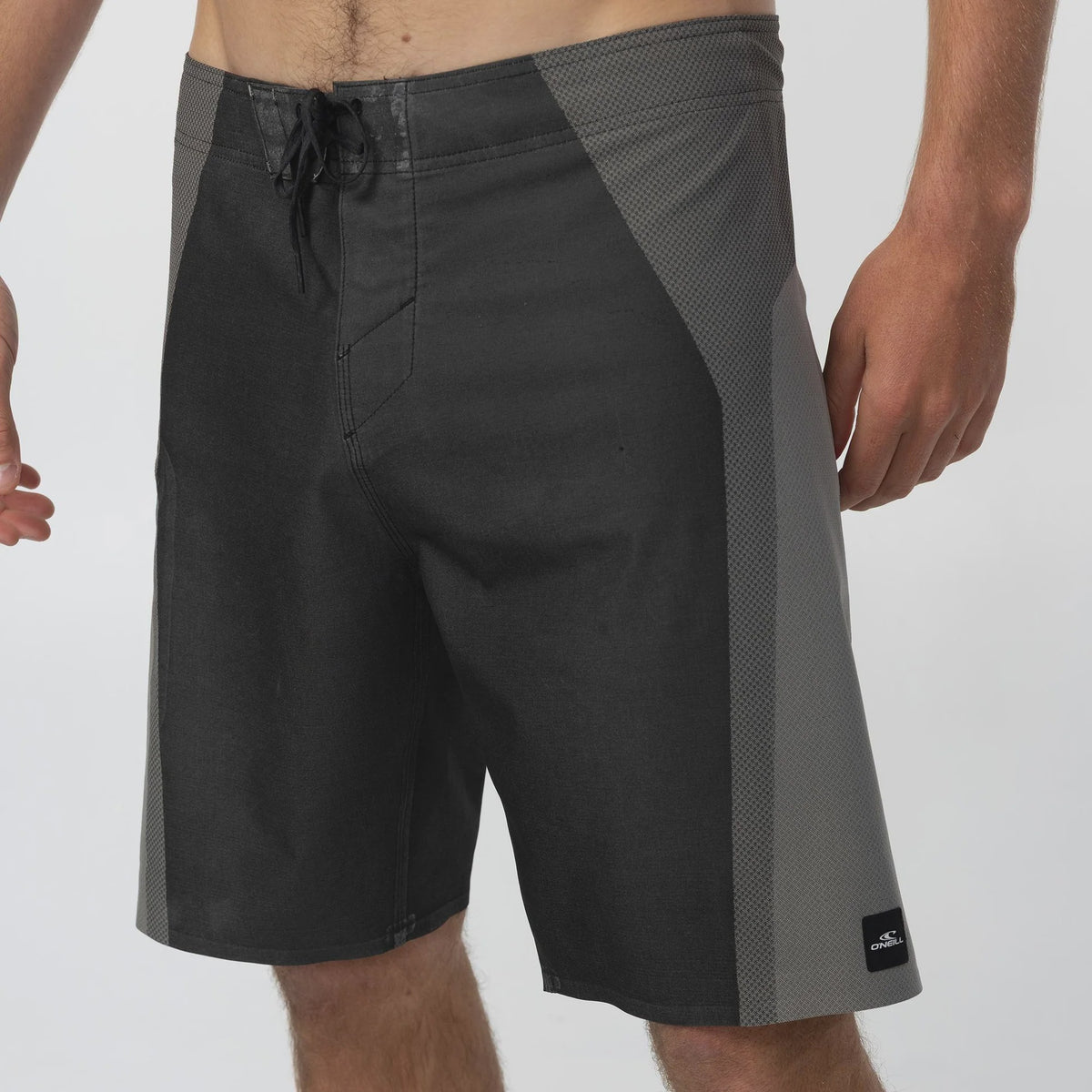 ONEILL HYPERFREAK TECH V 20" BOARDSHORTS - BLACK / GREY
