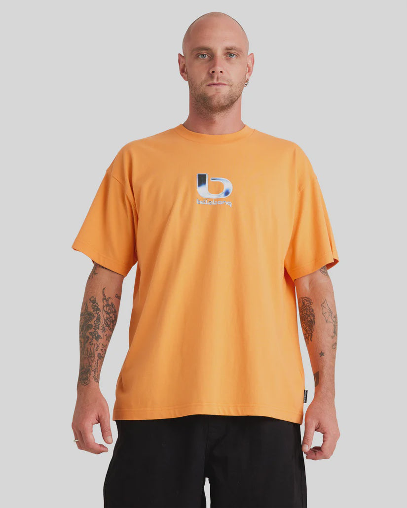 BILLABONG CHROME SHORT SLEEVE TEE OG - ORANGE