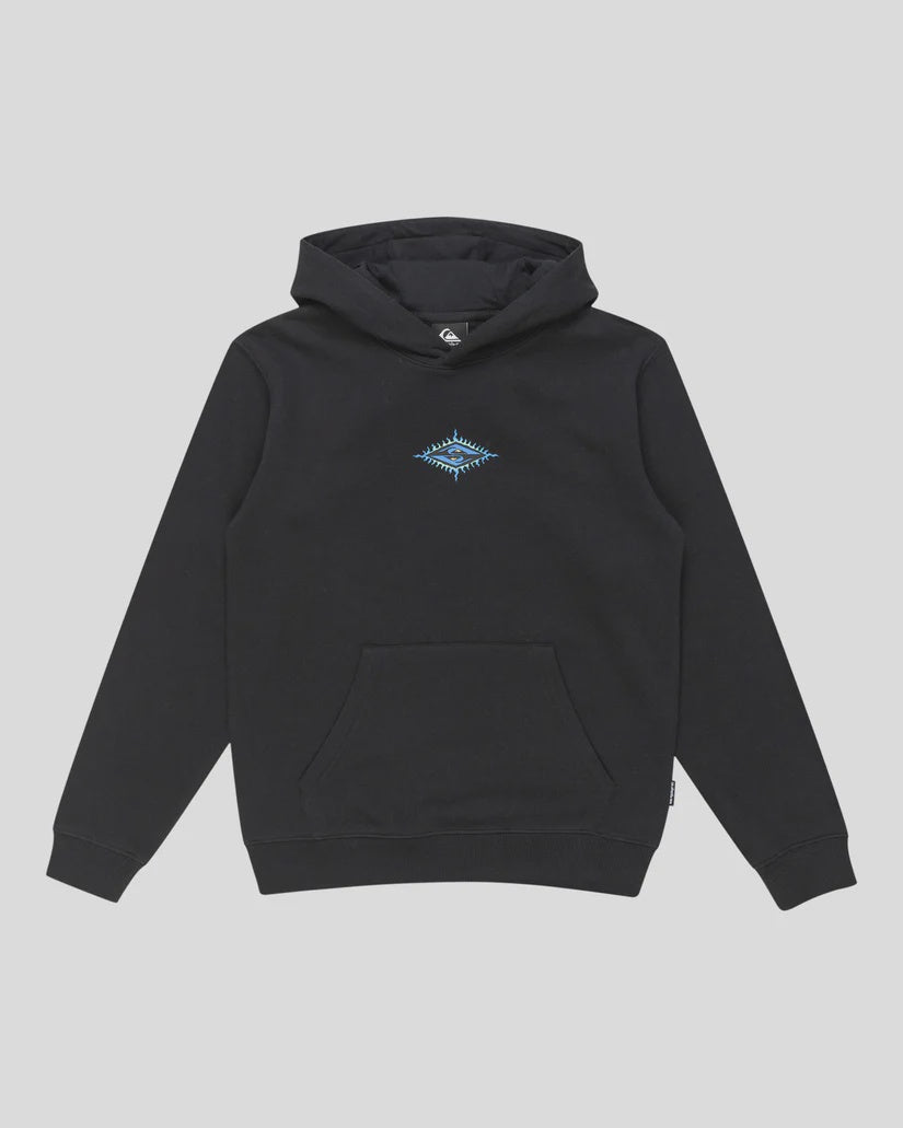 QUIKSILVER GRAPHIC HOODIE YOUTH - BLACK