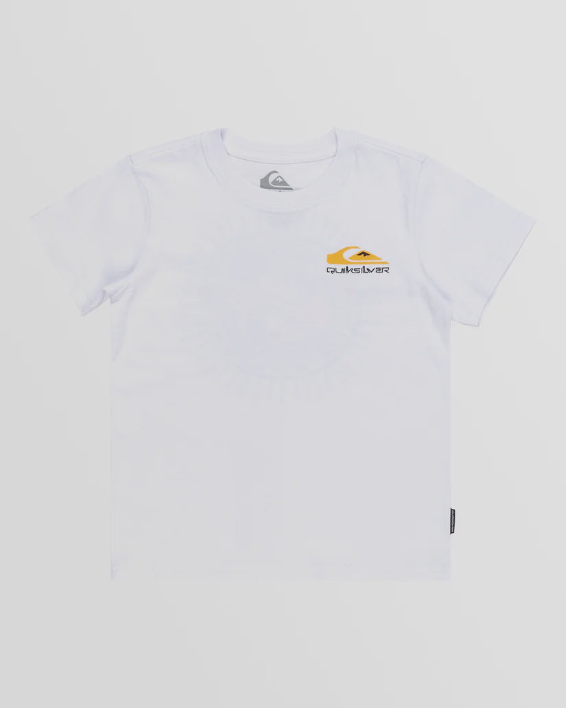 QUIKSILVER FUN ZONE BOYS T-SHIRT - WHITE