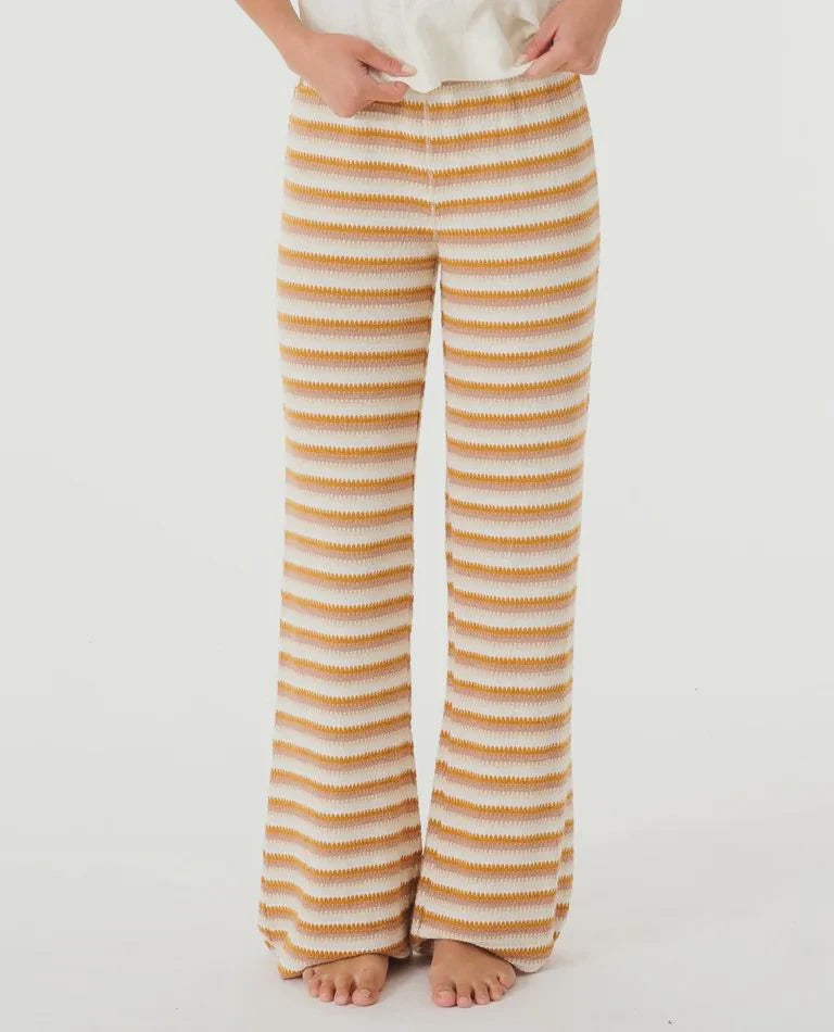 RIP CURL BOBBI STRIPE WOMENS PANT - BLUSH