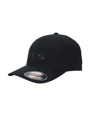 FCS ESSENTIAL PERMACURVE CAP - BLACKSmall-Med $20