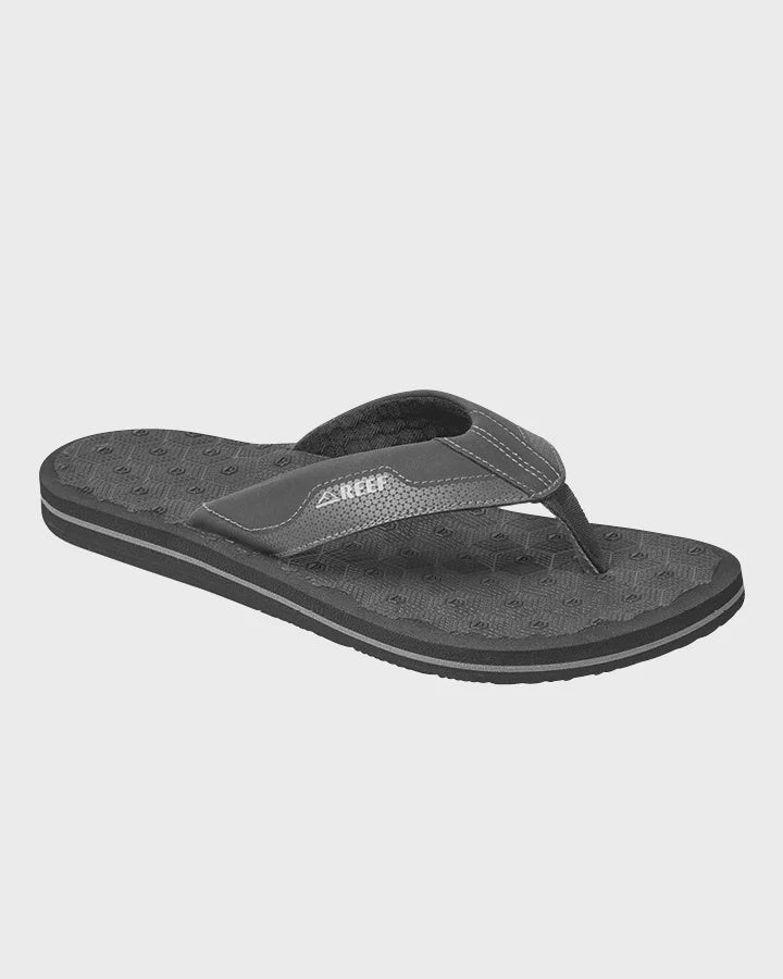 REEF THE RIPPER MENS THONGS - BLACK ON SALE $25