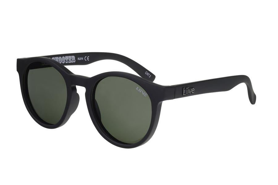 LIIVE SIX SHOOTER MATT BLACK POLAR SUNGLASSES