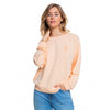 ROXY SURFING BY MOONLIGHT SUPER SOFT FLEECE JUMPER -APRICOT ICE - SALE $69.99 TO $35.00