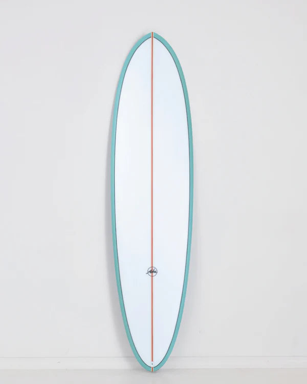 ALOHA MID LENGTH 2+1 SURFBOARD - PU GLASS - LAVENDER ON SALE $695