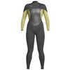 XCEL WOMENS AXIS X 3/2MM WETSUIT - GREY FLORAL YELLOW - SALE 25% OFF