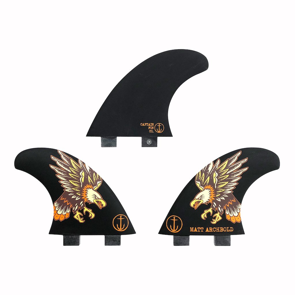 MATT ARCHBOLD - SPEED (MEDIUM) SHORTBOARD THRUSTER FIN SET