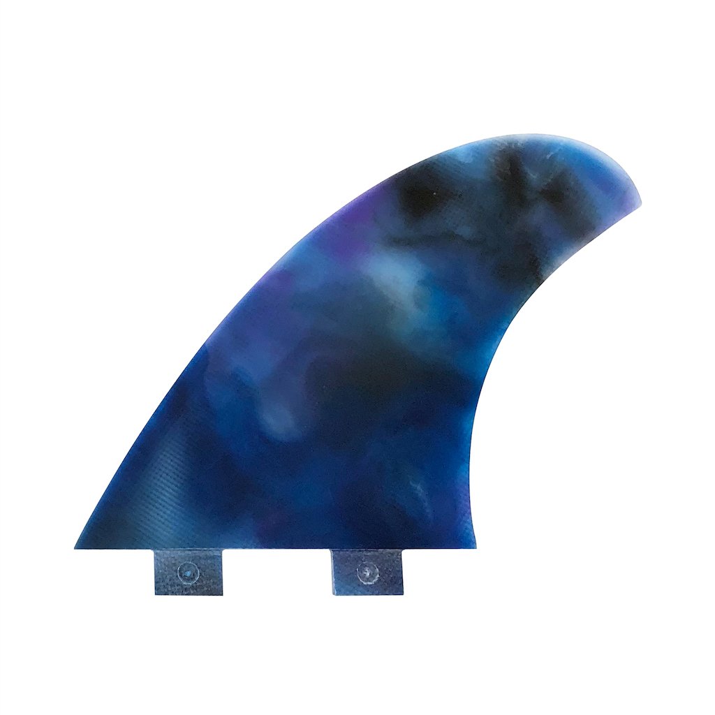 CAPTAIN FIN ACID SPLASH TWIN FINS -BLUE - (TWIN TAB - FCS) - CFF3411804