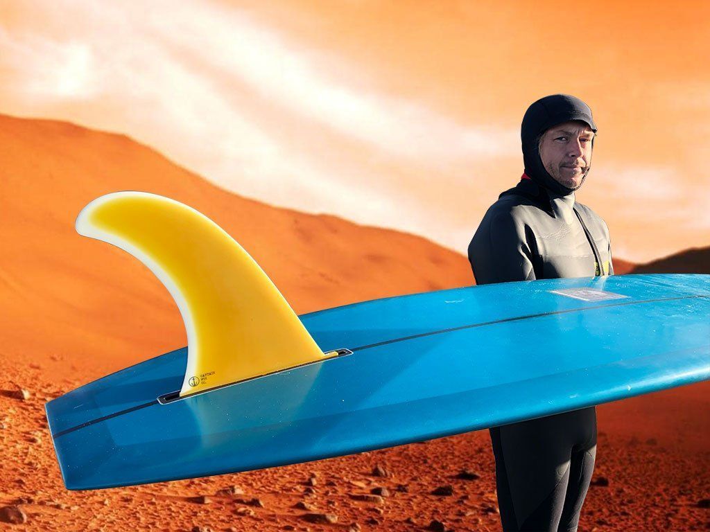 CAPTAIN FIN JJ WESSELS SPLASH 9.75 GOLD - SINGLE FIN - CFF4411821