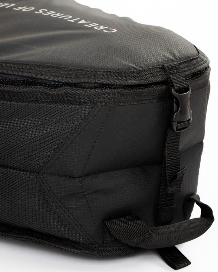 CREATURES SHORTBOARD TRIPLE COVER DT2.0 BOARD BAG - BLACK/SILVER