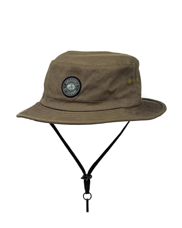 CREATURES HEADWEAR SURF BUCKET HAT - MILITARY GREEN
