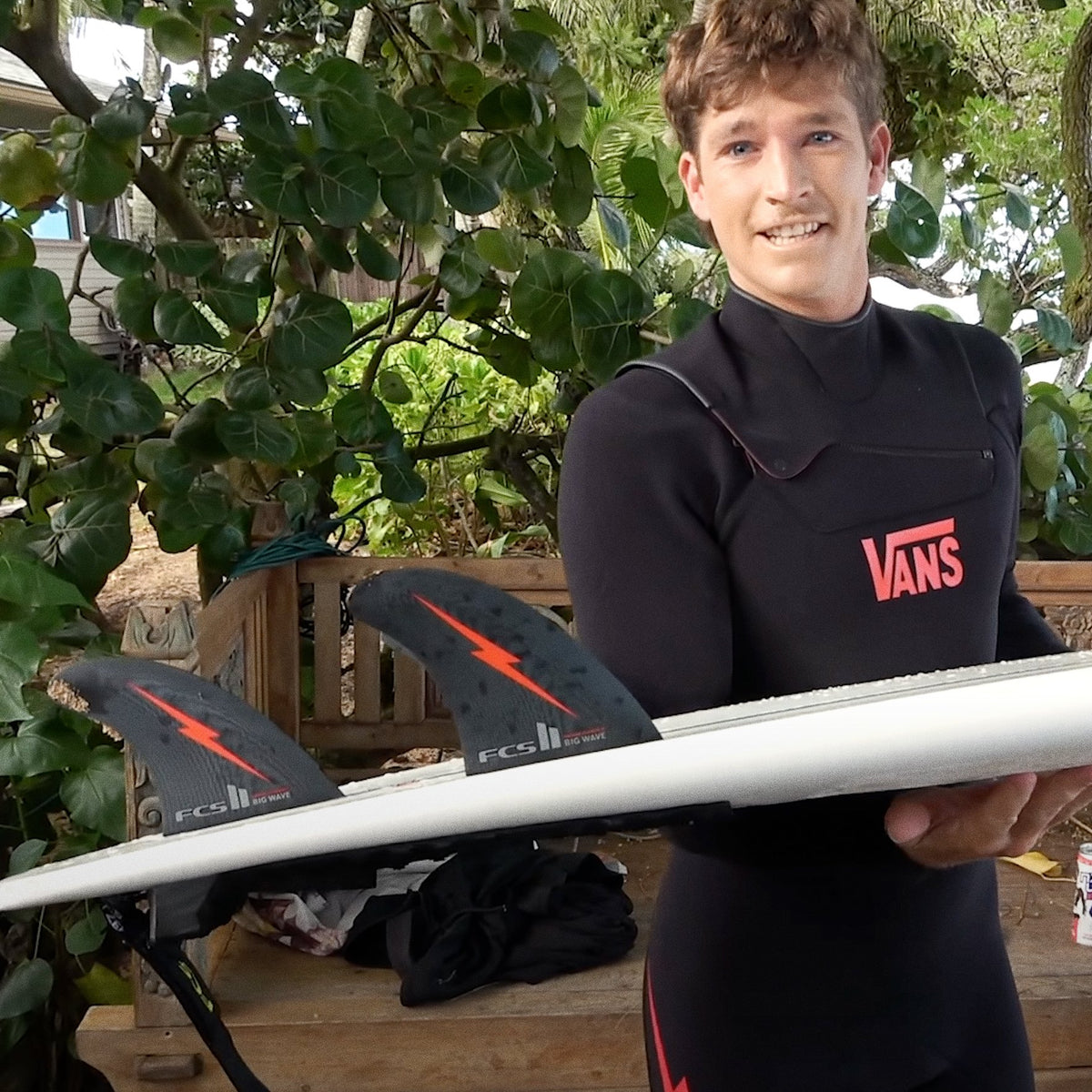 FCS II BIG WAVE G10 TRI FIN SET - NATHAN FLORENCE