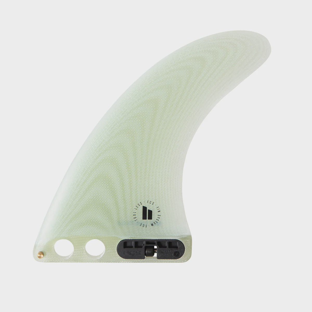 FCS II MID SINGLE FIN - SNAP IN - CLEAR