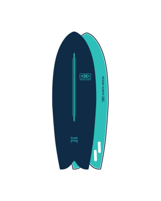 FLYING FISH EZI-RIDER QUAD 5'8 - NAVY BLUE