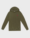 FLORENCE BURGEE RECOVER HOODED LS TEE - BURNT OLIVE