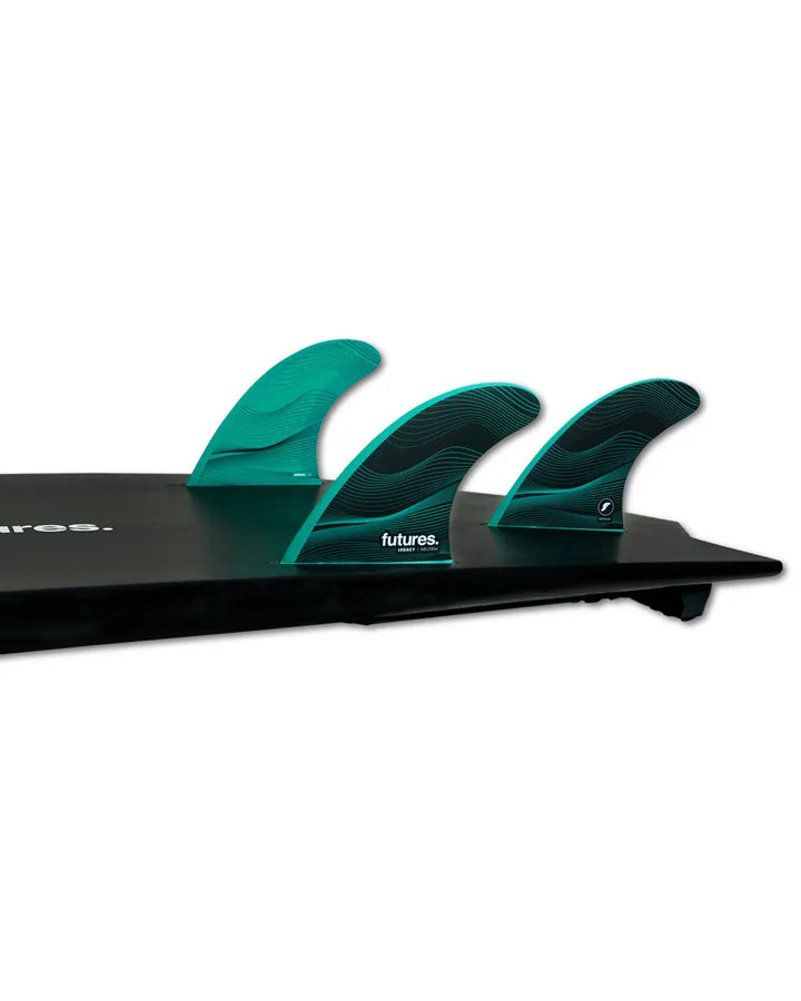 FUTURES F SERIES LEGACY TRI QUAD 5 FIN SET - GREEN
