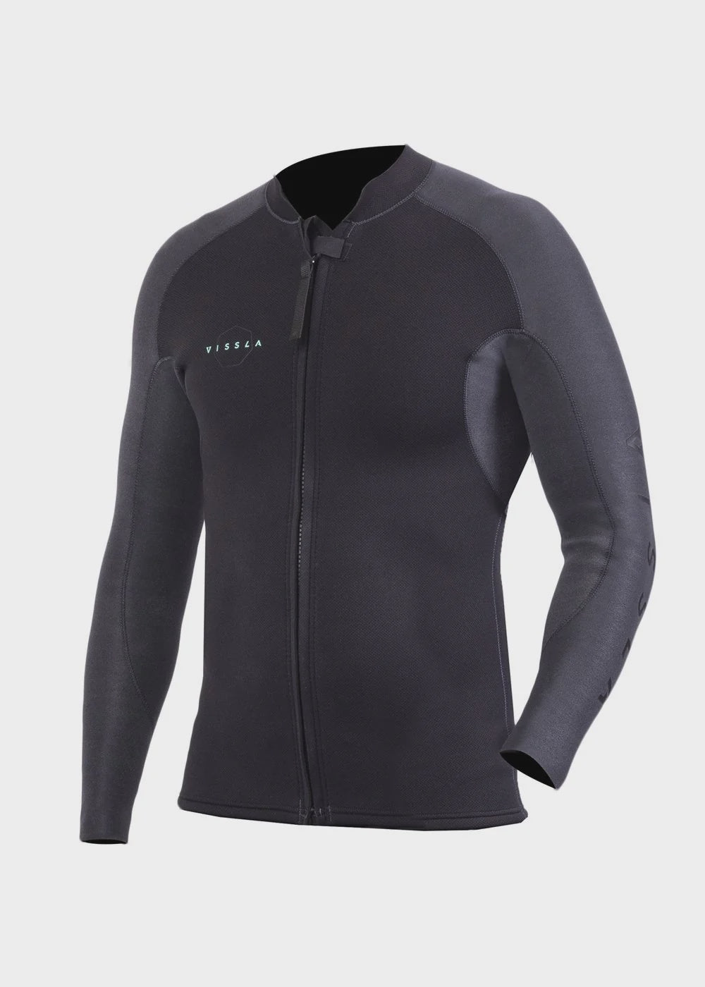 HIGH SEAS 2MM F/ZIP LS JACKET - CHARCOAL