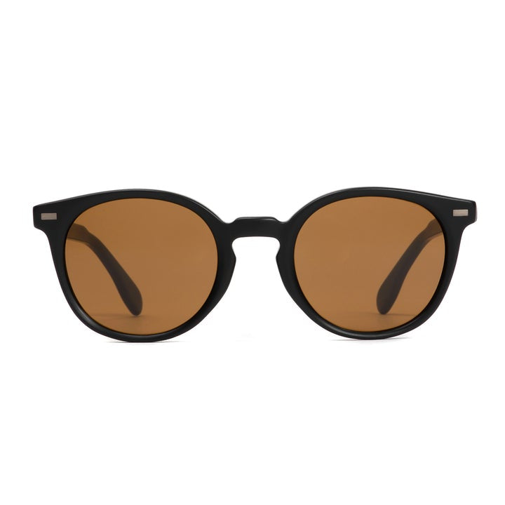OTIS OMAR VINTAGE ECO MATTE BLACK BROWN SUNGLASSES