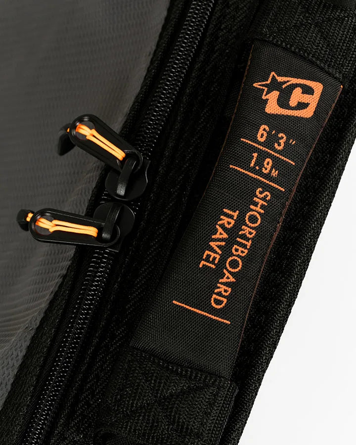 CREATURES FISH SINGLE TRAVEL BOARDBAG - BLACK ORANGE