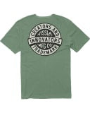 VISSLA CREATORS BADGE VINTAGE POCKET TEE - PINE