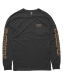 VISSLA SHADY PEEPS VINTAGE LS TEE - BLACK