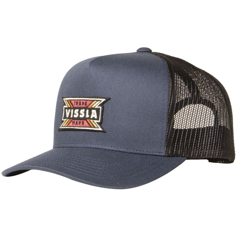 VISSLA SOLID SETS ECO TRUCKER HAT NAVY – Powerhousesurf