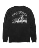 VISSLA SHAPERS CLUB LS POCKET TEE - PHANTOM