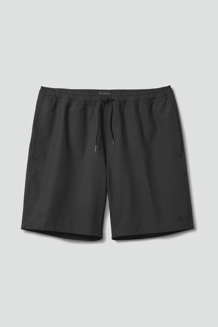 BRIXTON VOYAGE MENS VOLLEY SHORT 16'' - BLACK