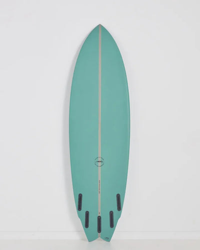 ALOHA S FLYER FISH SURFBOARD - AQUA