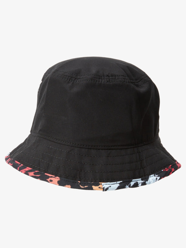 QUIKSILVER BOYS 8-16 DYE BUCKET HAT - BLACK