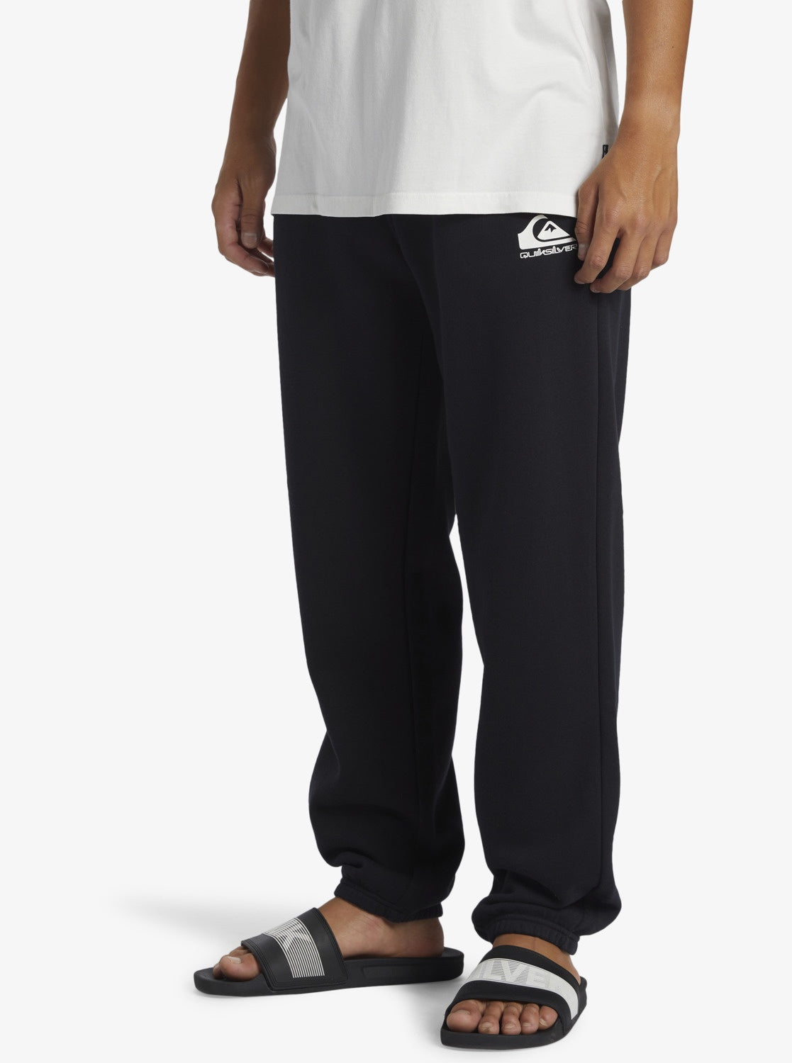 QUIKSILVER MENS EASY DAY JOGGER PANTS - BLACK