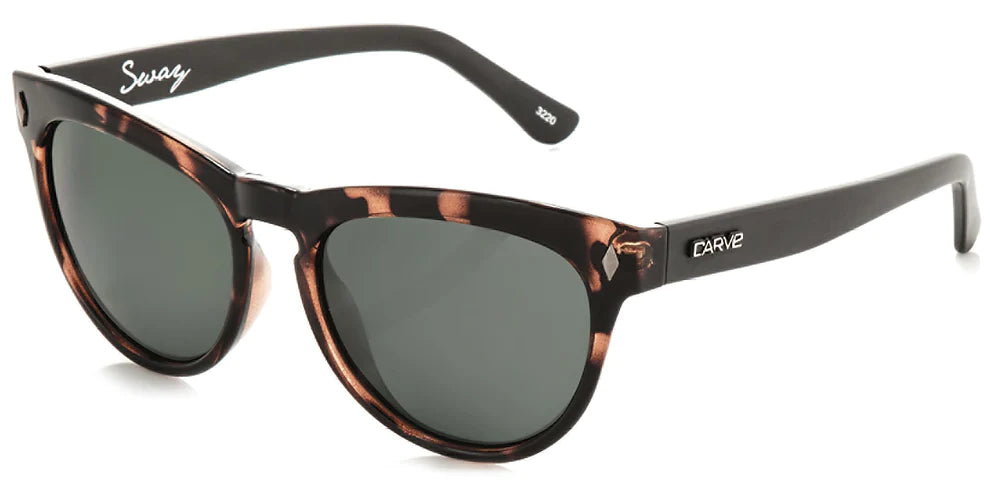 CARVE SWAY SUNGLASSES - LADIES NON POLAR - BLACK