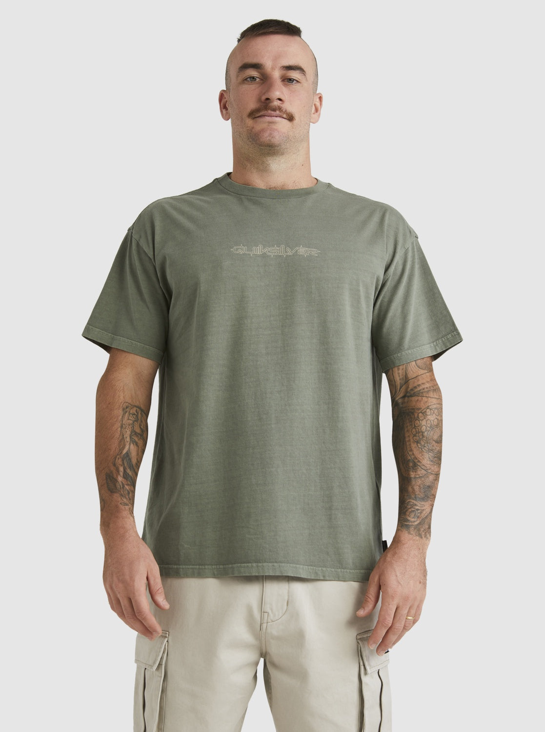 QUIKSILVER MIKEY SS TEE - LAUREL WREATH